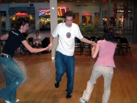 Dancing at South Towne Mall