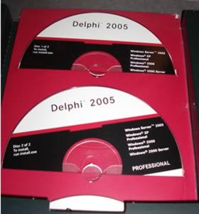 Borland Delphi 2005 CDs