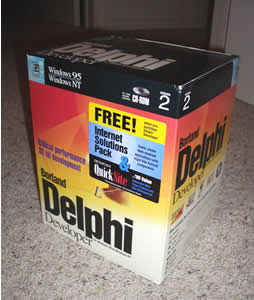 Borland Delphi 2.0 box