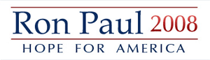 I support Ron Paul