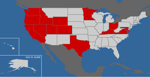 Visited States